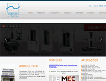 Tablet Screenshot of hommeltech.com.br